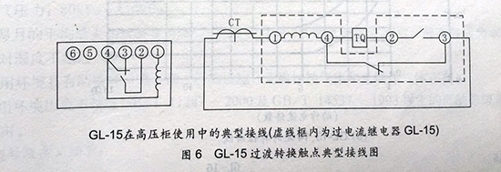 gl-15、25反時限過流繼電器接線圖 gl-15、25反時限過流繼電器接線圖