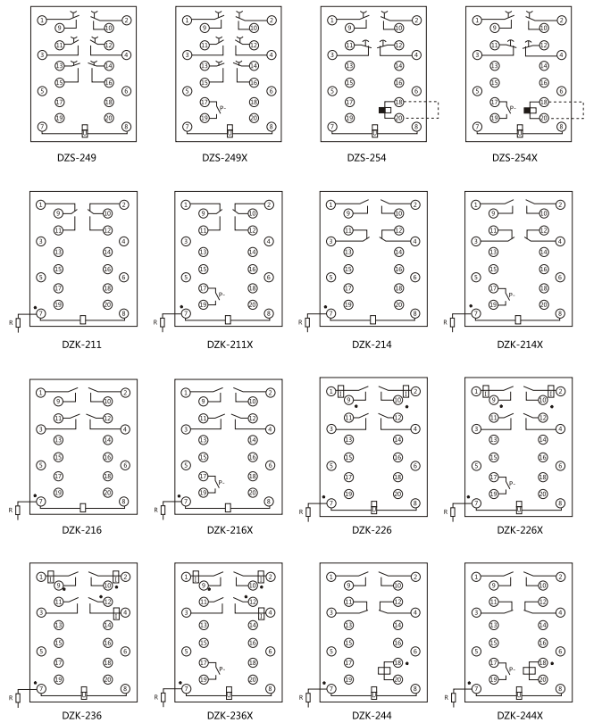 內部接線圖 內部接線圖