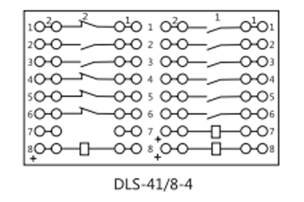 DLS-41/8-4接線圖 DLS-41/8-4接線圖