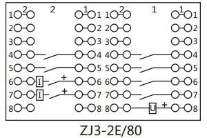 ZJ3-2E/80接線圖 ZJ3-2E/80接線圖
